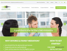 Tablet Screenshot of familymediationcenter.ca